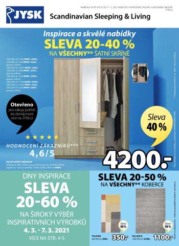 Leták JYSK - 4.3.2021 - 17.3.2021.