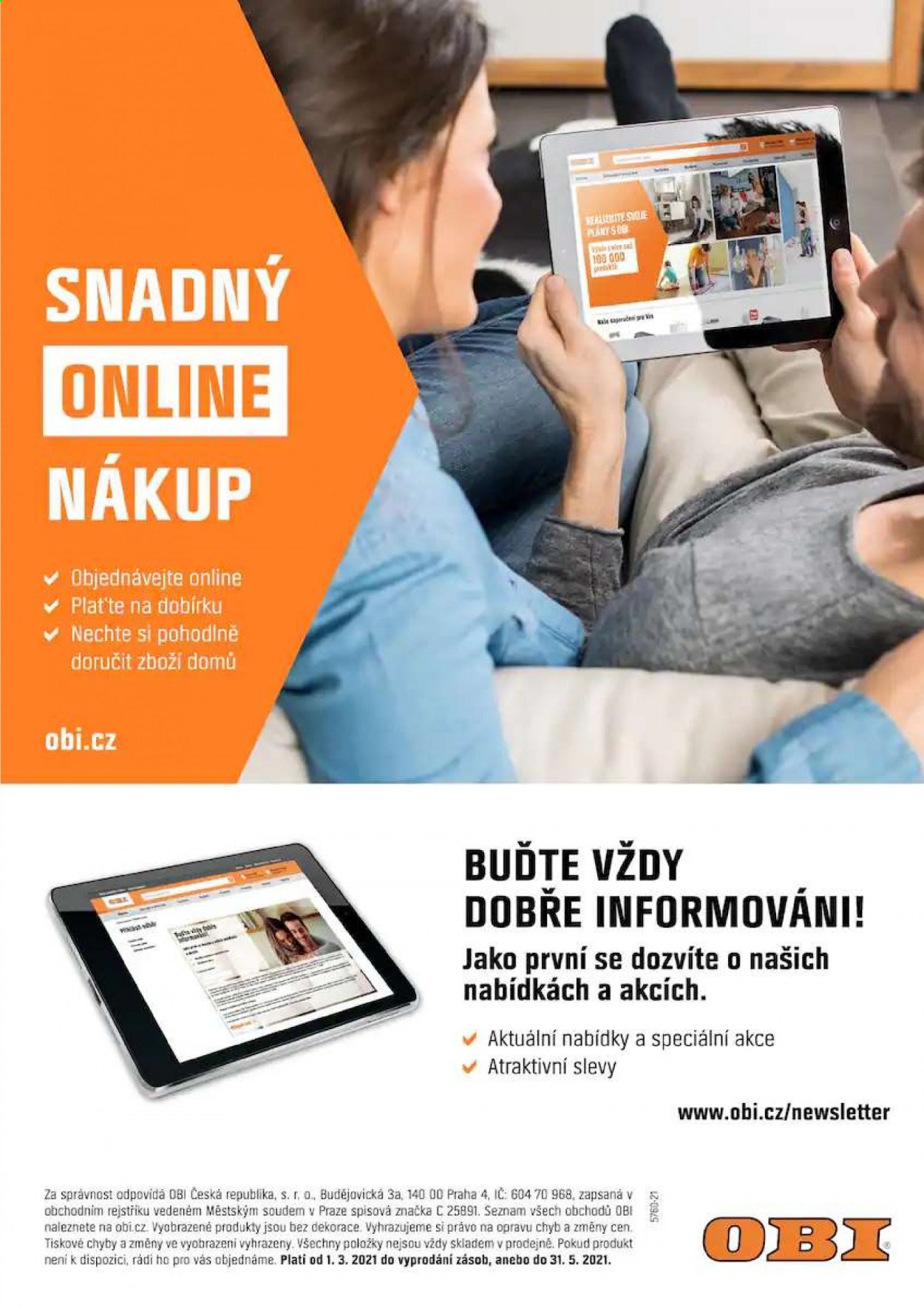 Leták OBI. Strana 48