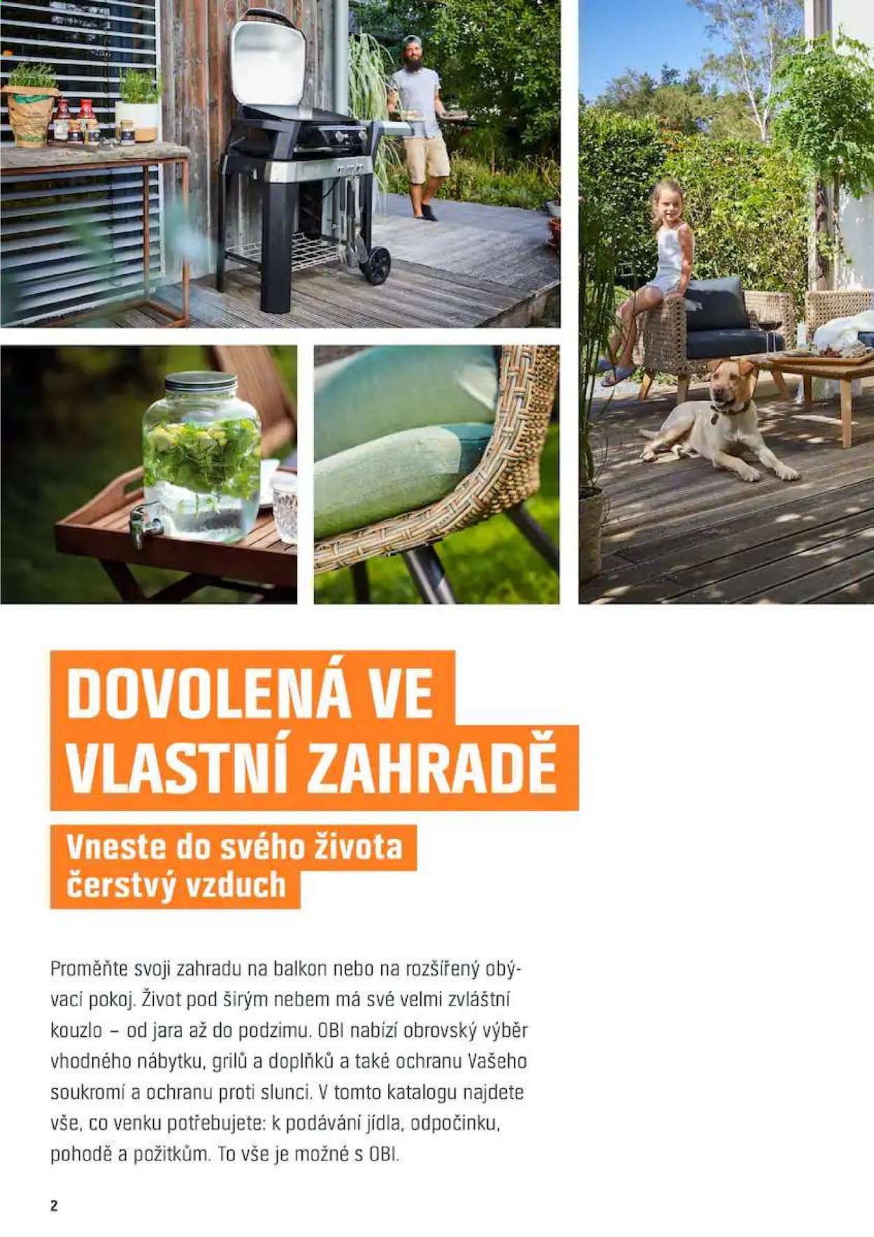 Leták OBI. Strana 2