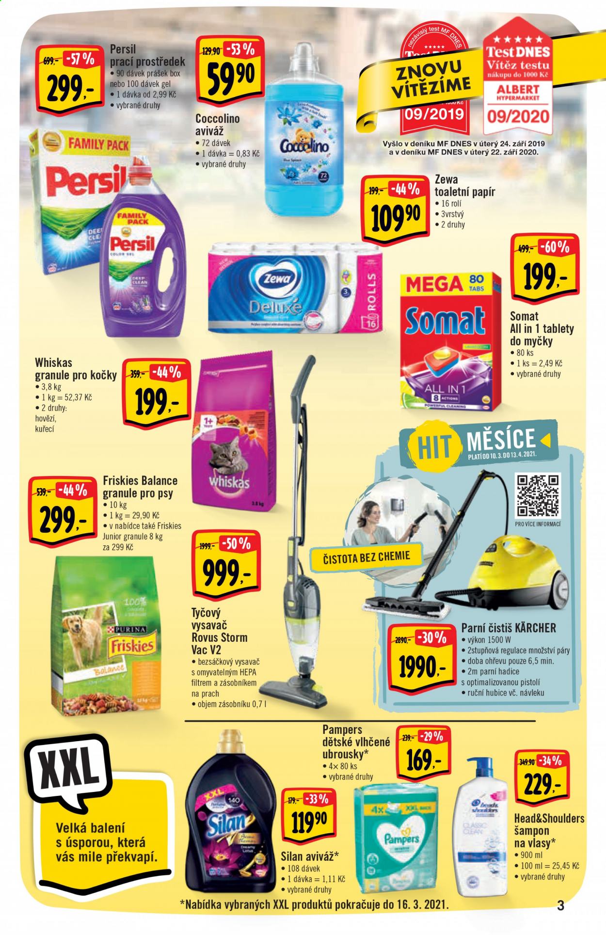 Leták Albert Hypermarket - 10.3.2021 - 16.3.2021. Strana 3