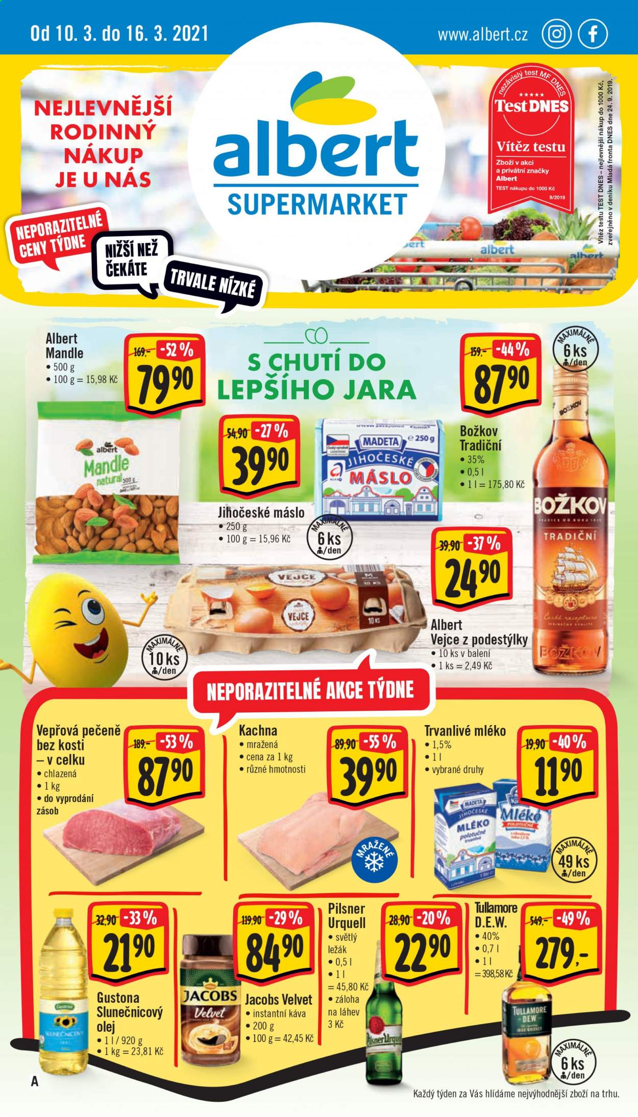 Leták Albert Supermarket - 10.3.2021 - 16.3.2021. Strana 1