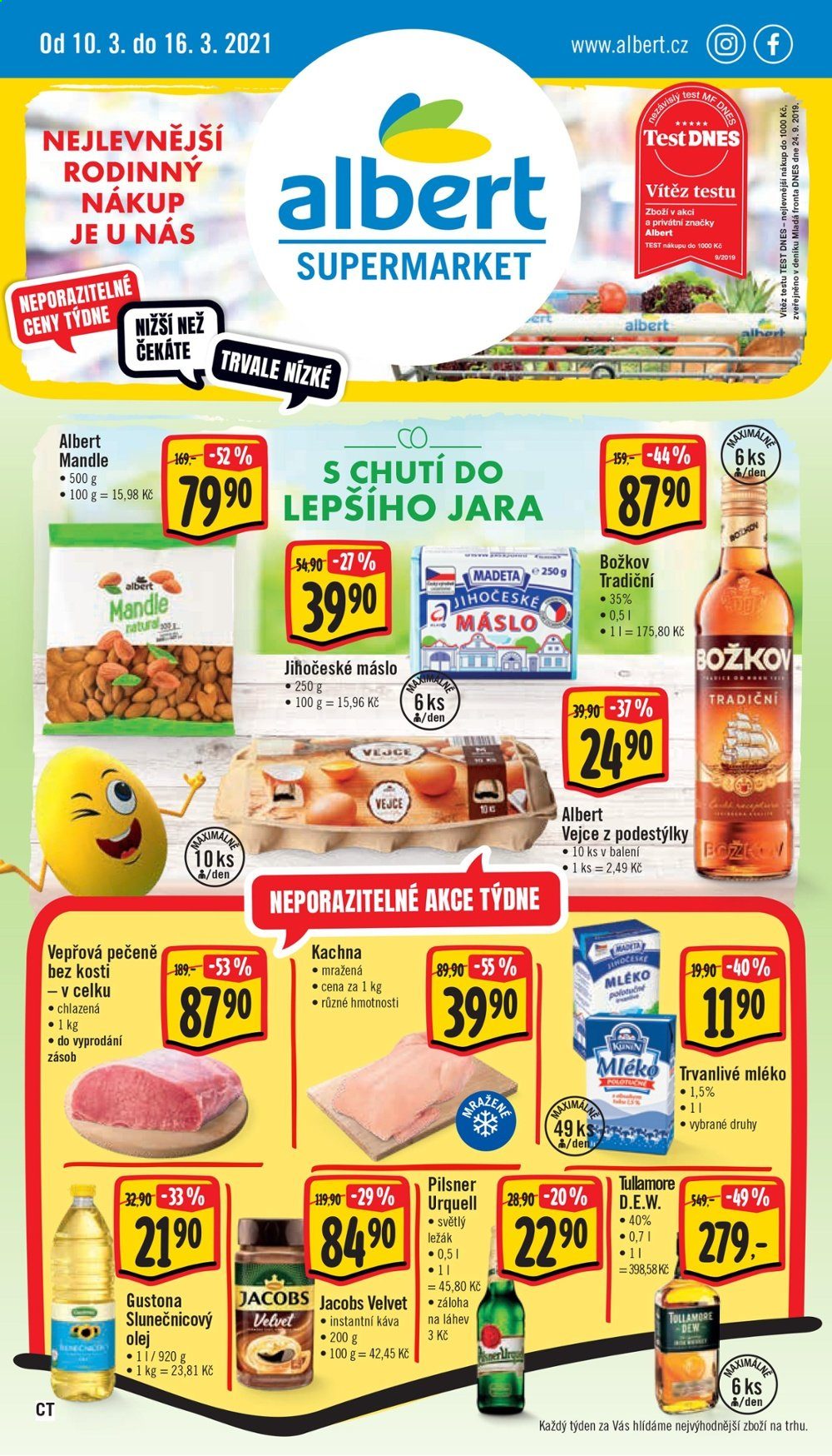 Leták Albert Supermarket - 10.3.2021 - 16.3.2021. Strana 1