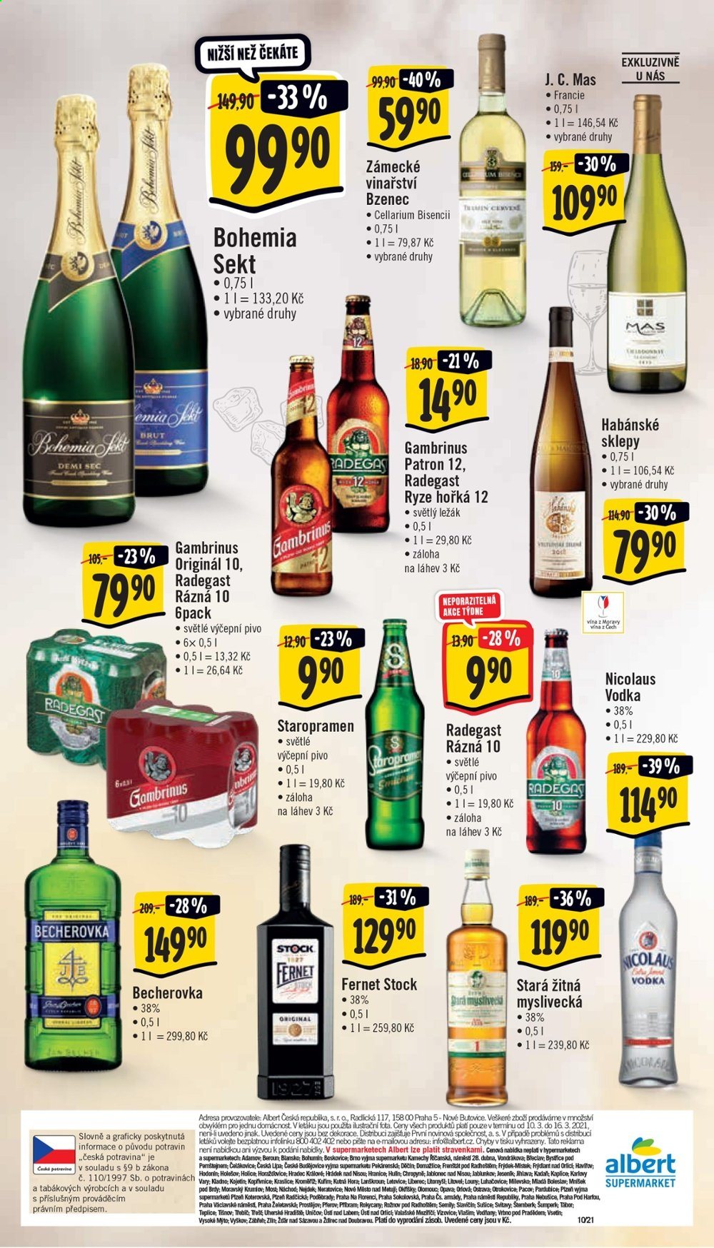Leták Albert Supermarket - 10.3.2021 - 16.3.2021. Strana 14