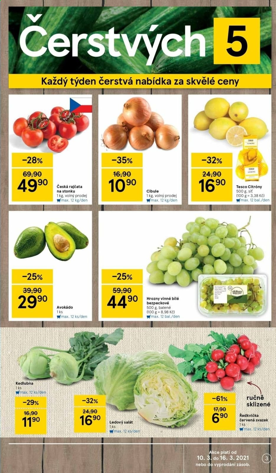 Leták TESCO - 10.3.2021 - 16.3.2021. Strana 3