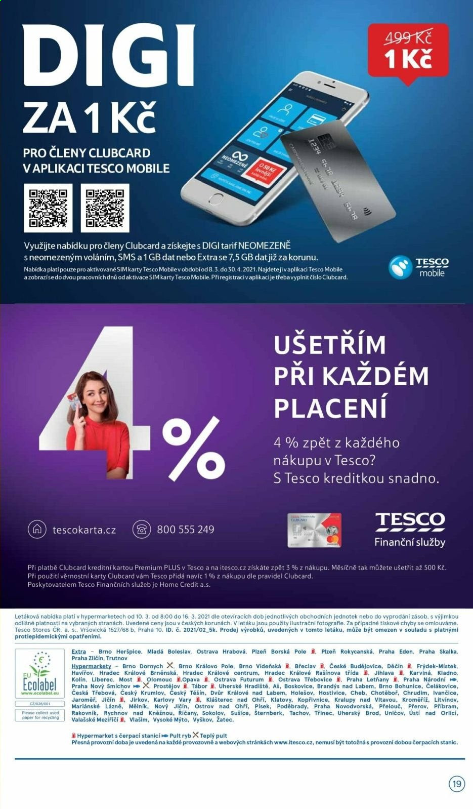 Leták TESCO - 10.3.2021 - 16.3.2021. Strana 19