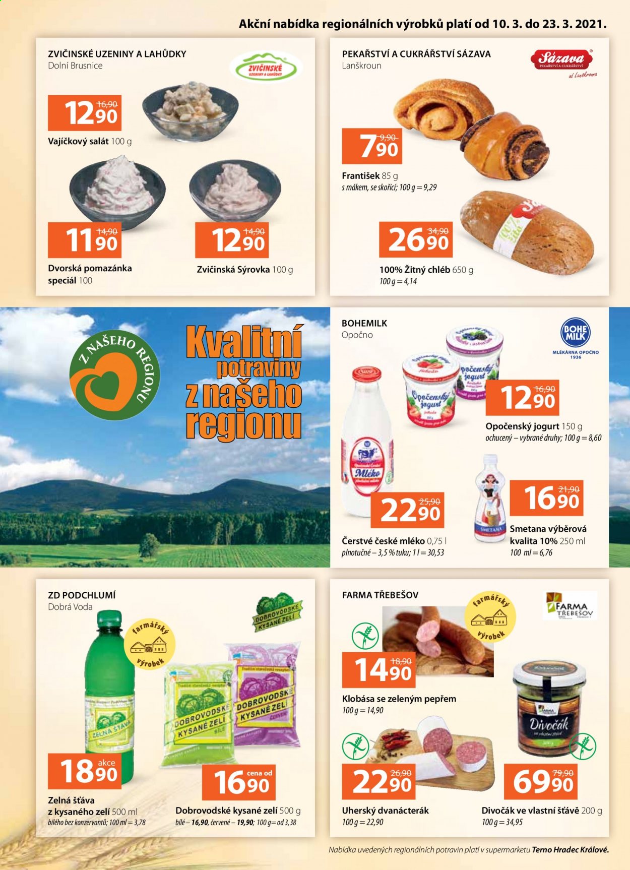 Leták coop TERNO - 10.3.2021 - 23.3.2021. Strana 1