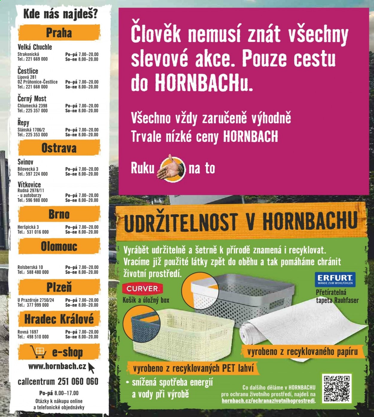 thumbnail - Leták HORNBACH - 3.3.2021 - 30.3.2021 - Produkty v akci - tapeta, úložný box, koš. Strana 2.