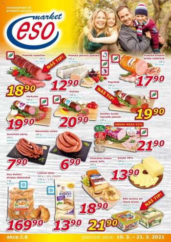 Leták ESO MARKET - 10.3.2021 - 21.3.2021.