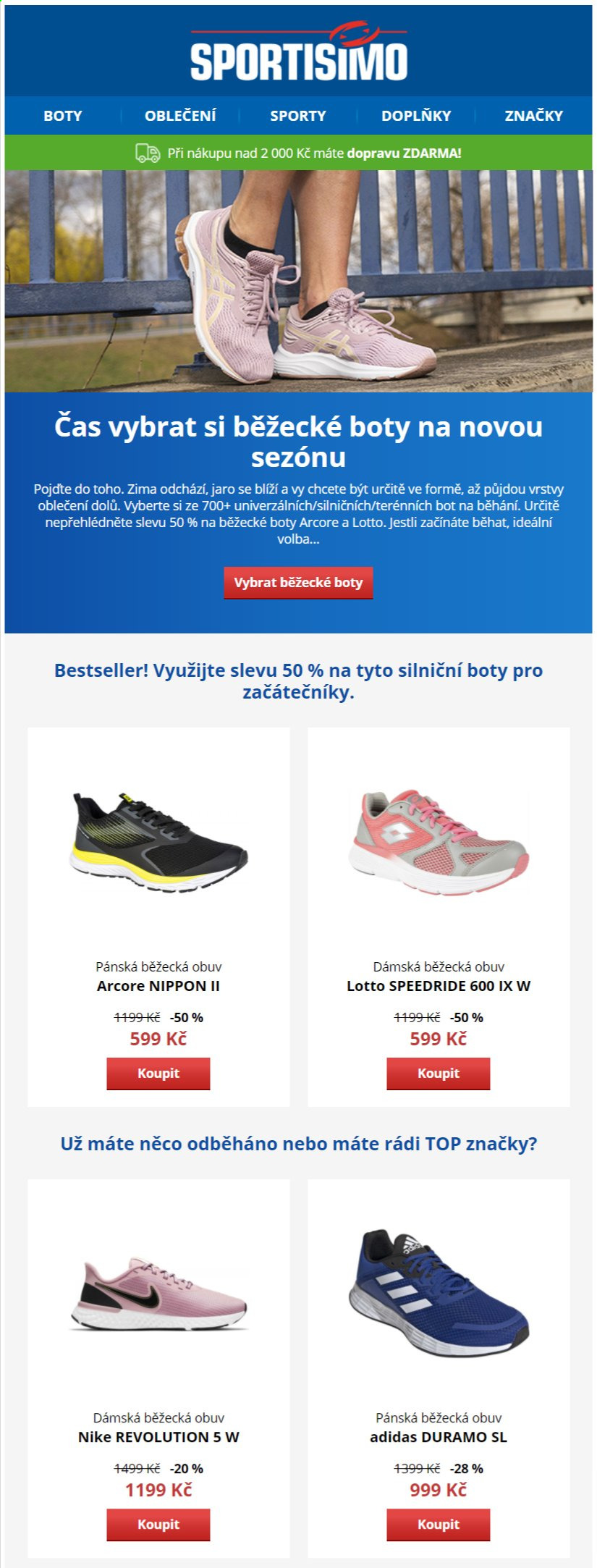 Leták SPORTISIMO - 9.3.2021 - 14.3.2021. Strana 1