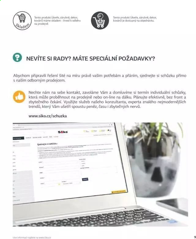 Leták SIKO KOUPELNY. Strana 9