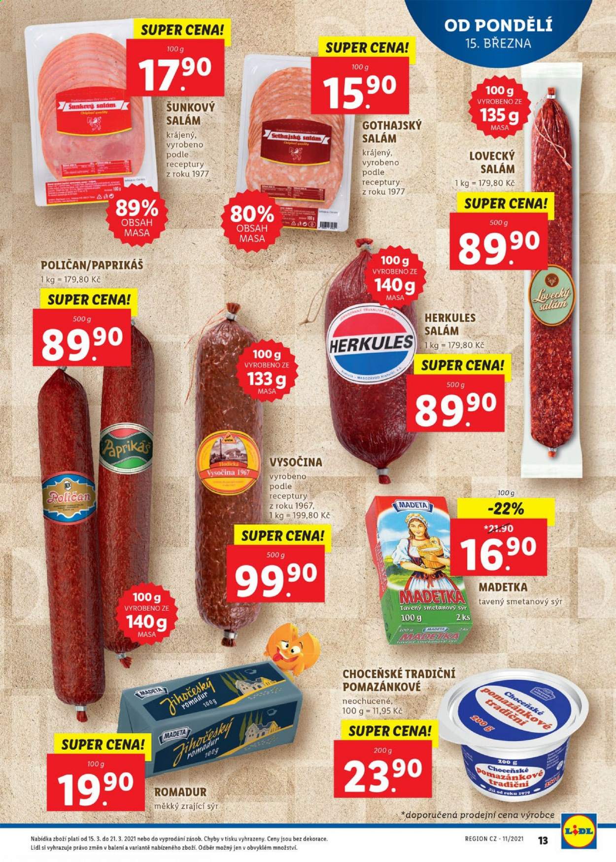Leták Lidl - 15.3.2021 - 21.3.2021. Strana 13