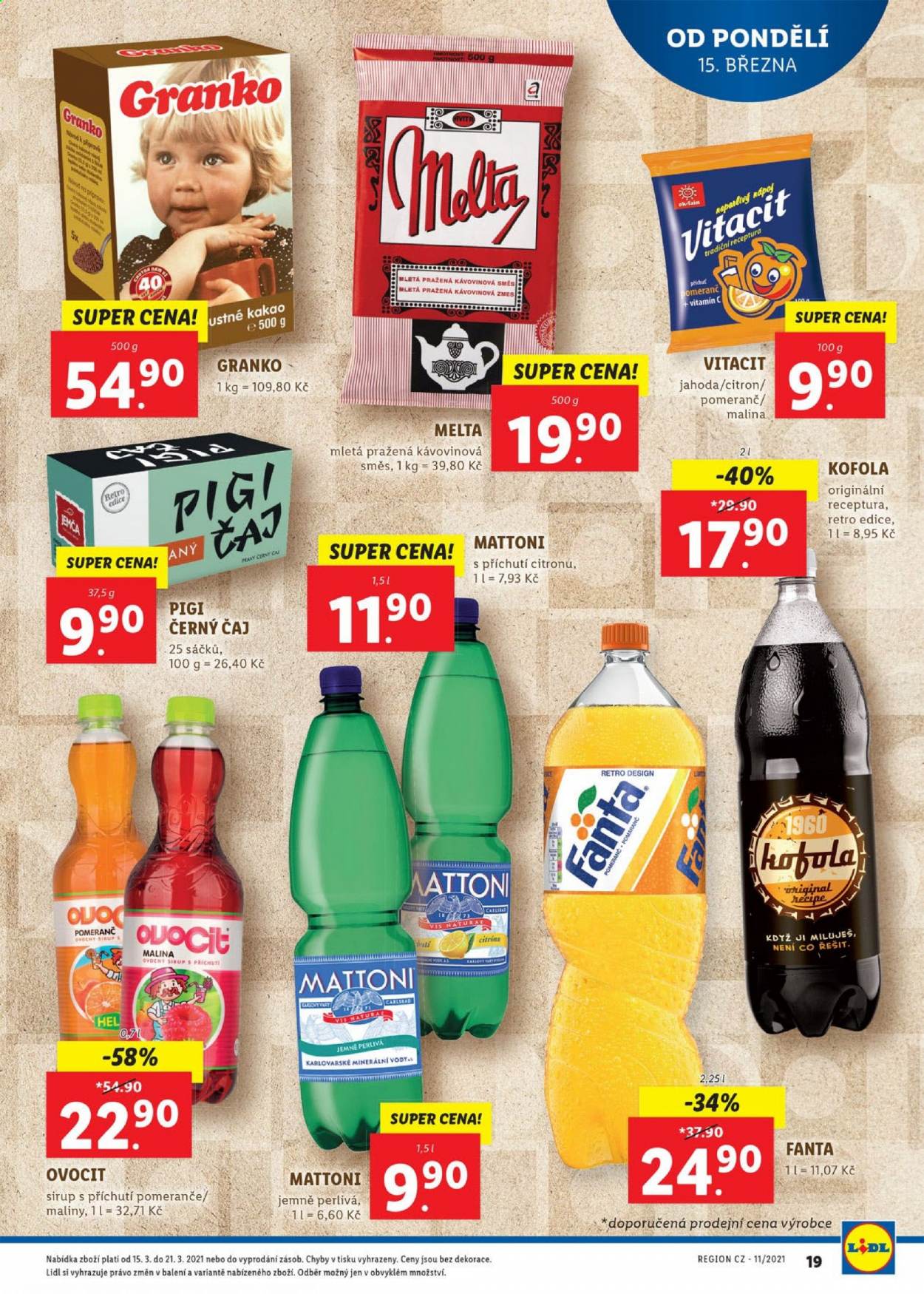 Leták Lidl - 15.3.2021 - 21.3.2021. Strana 19