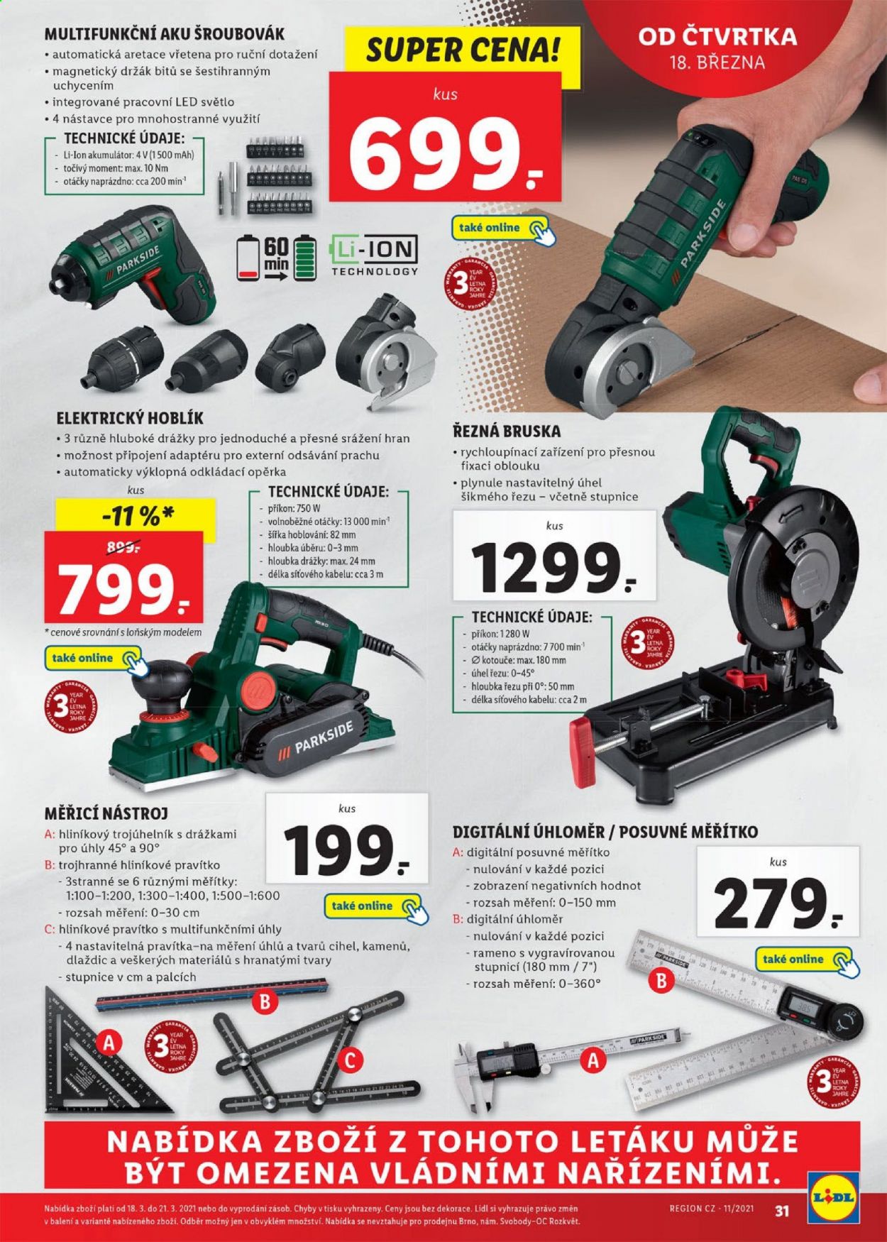 Leták Lidl - 15.3.2021 - 21.3.2021. Strana 31