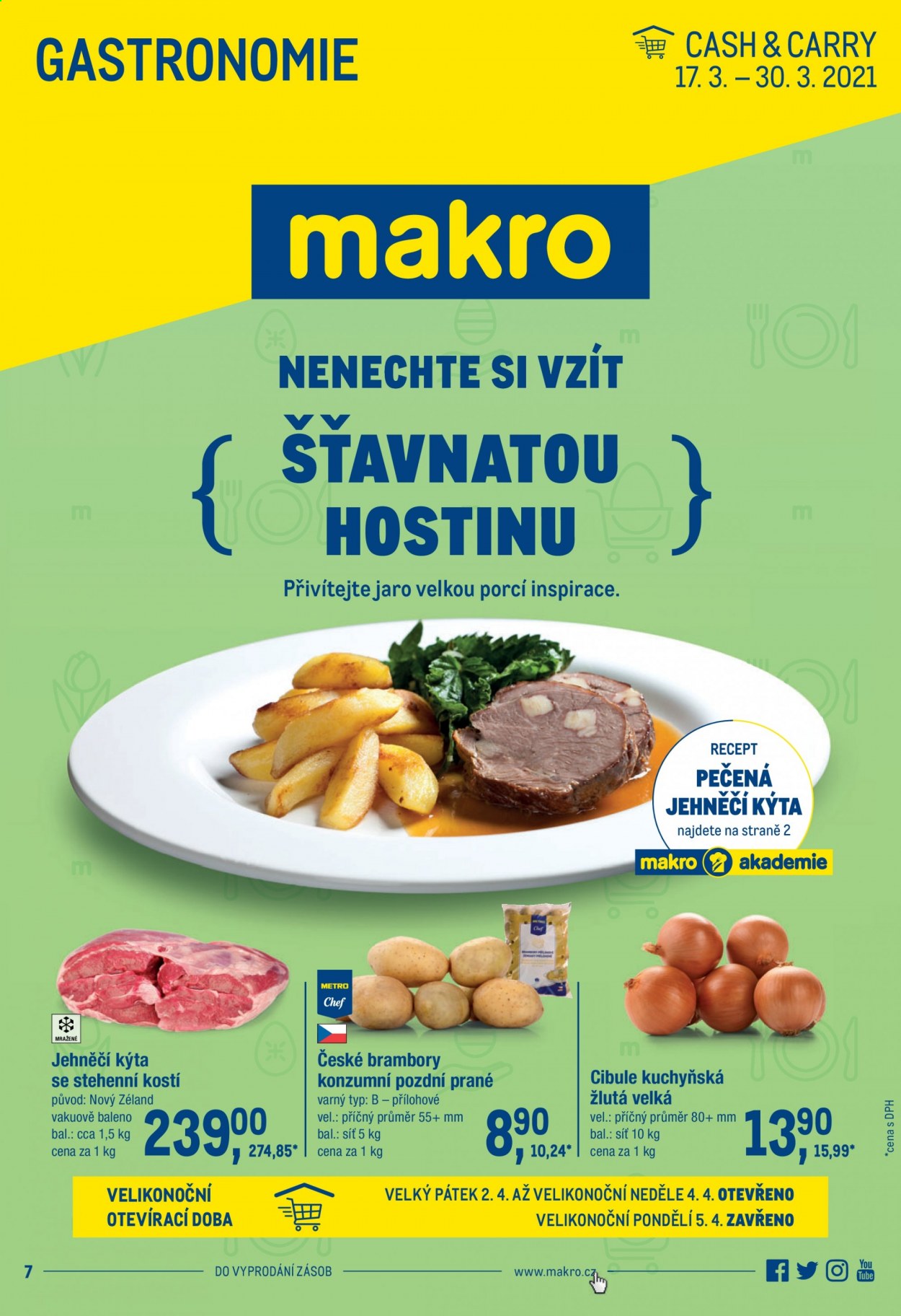 Leták MAKRO - 17.3.2021 - 30.3.2021. Strana 1