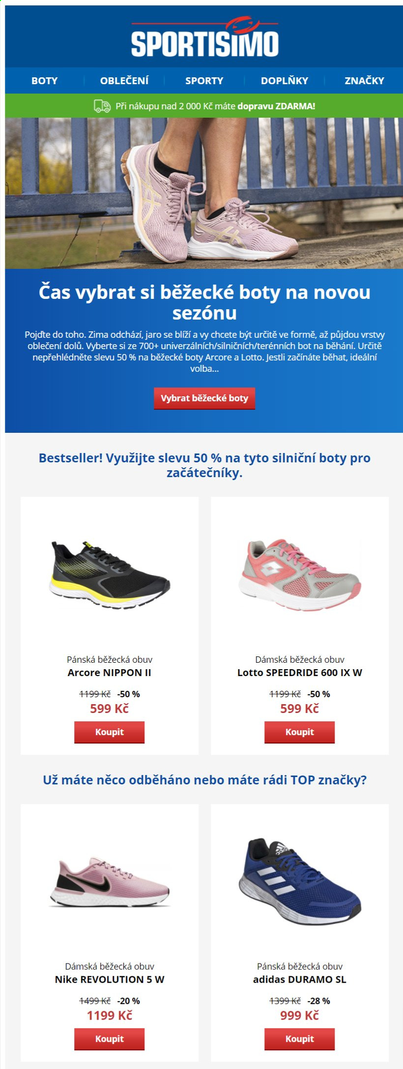 Leták SPORTISIMO - 9.3.2021 - 14.3.2021. Strana 1