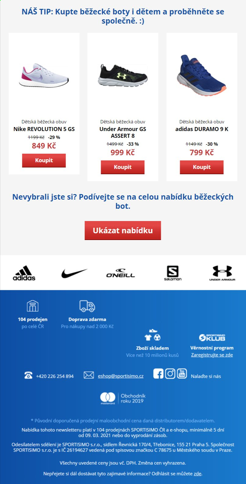 Leták SPORTISIMO - 9.3.2021 - 14.3.2021. Strana 3
