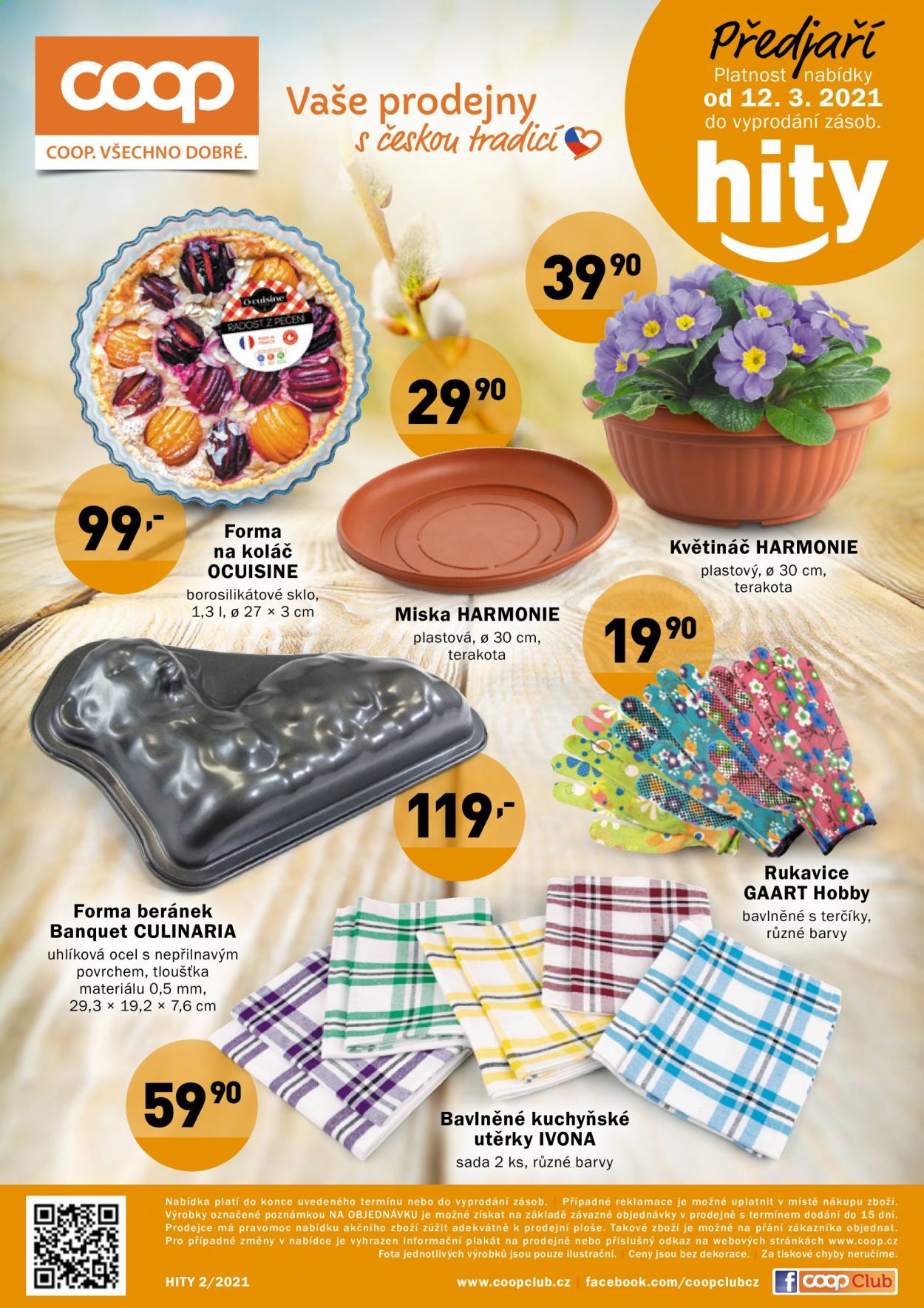 Leták Konzum - 12.3.2021 - 4.4.2021. Strana 1