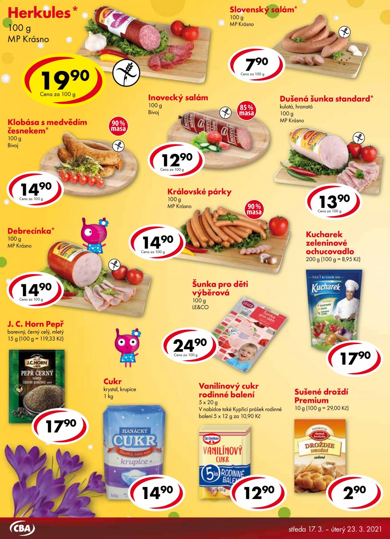 Leták CBA Premium - 17.3.2021 - 23.3.2021. Strana 4