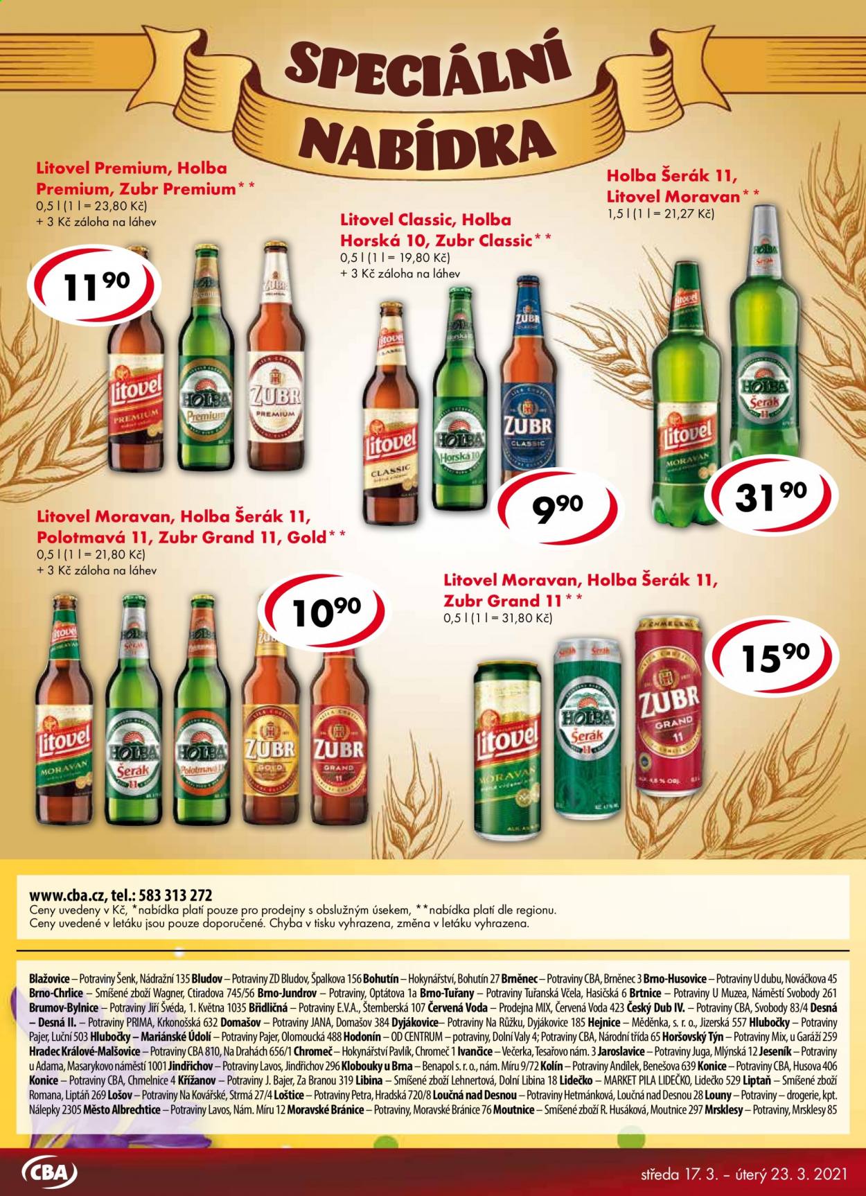 Leták CBA Premium - 17.3.2021 - 23.3.2021. Strana 6