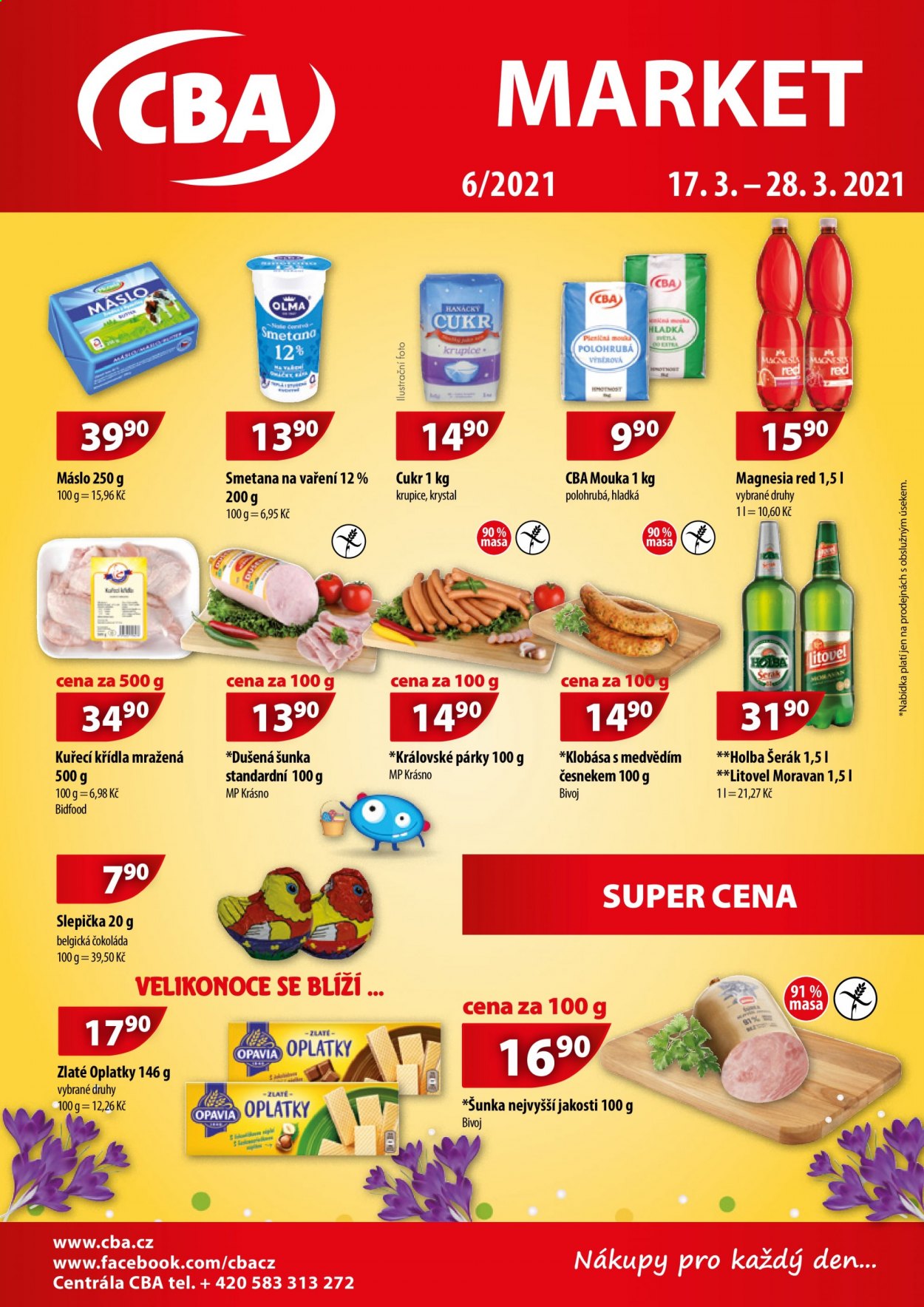 Leták CBA market - 17.3.2021 - 28.3.2021. Strana 1