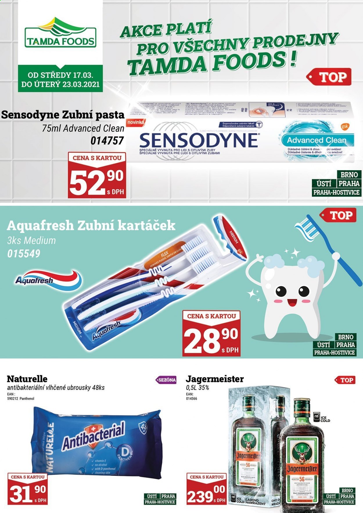 Leták Tamda Foods - 17.3.2021 - 23.3.2021. Strana 1