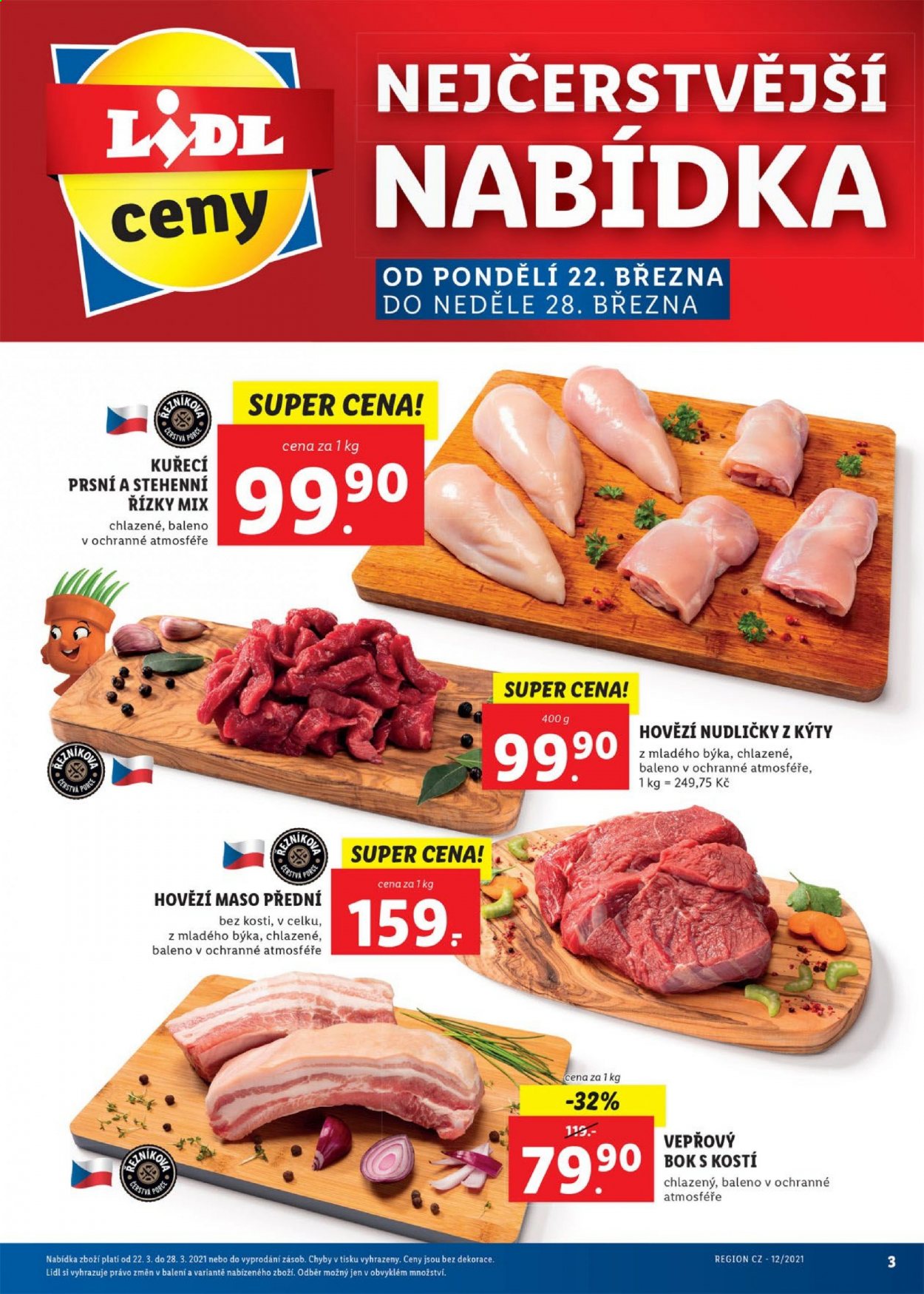 Leták Lidl - 22.3.2021 - 28.3.2021. Strana 3