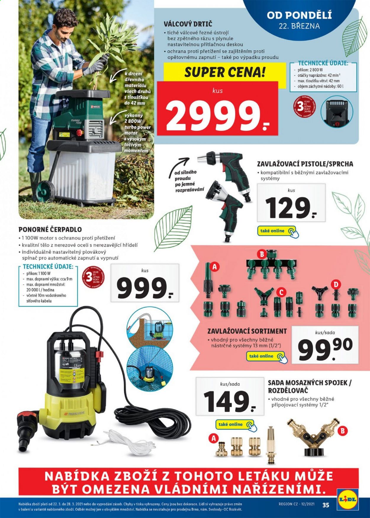 Leták Lidl - 22.3.2021 - 28.3.2021. Strana 35