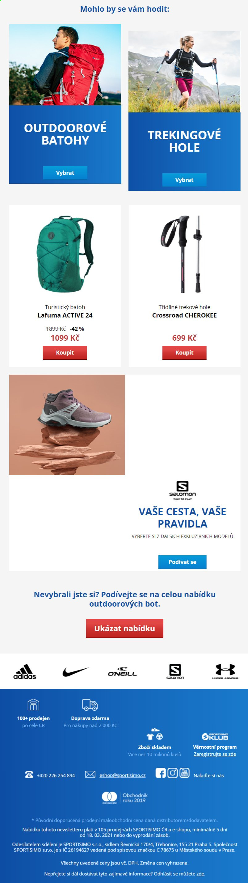 Leták SPORTISIMO - 18.3.2021 - 23.3.2021. Strana 3