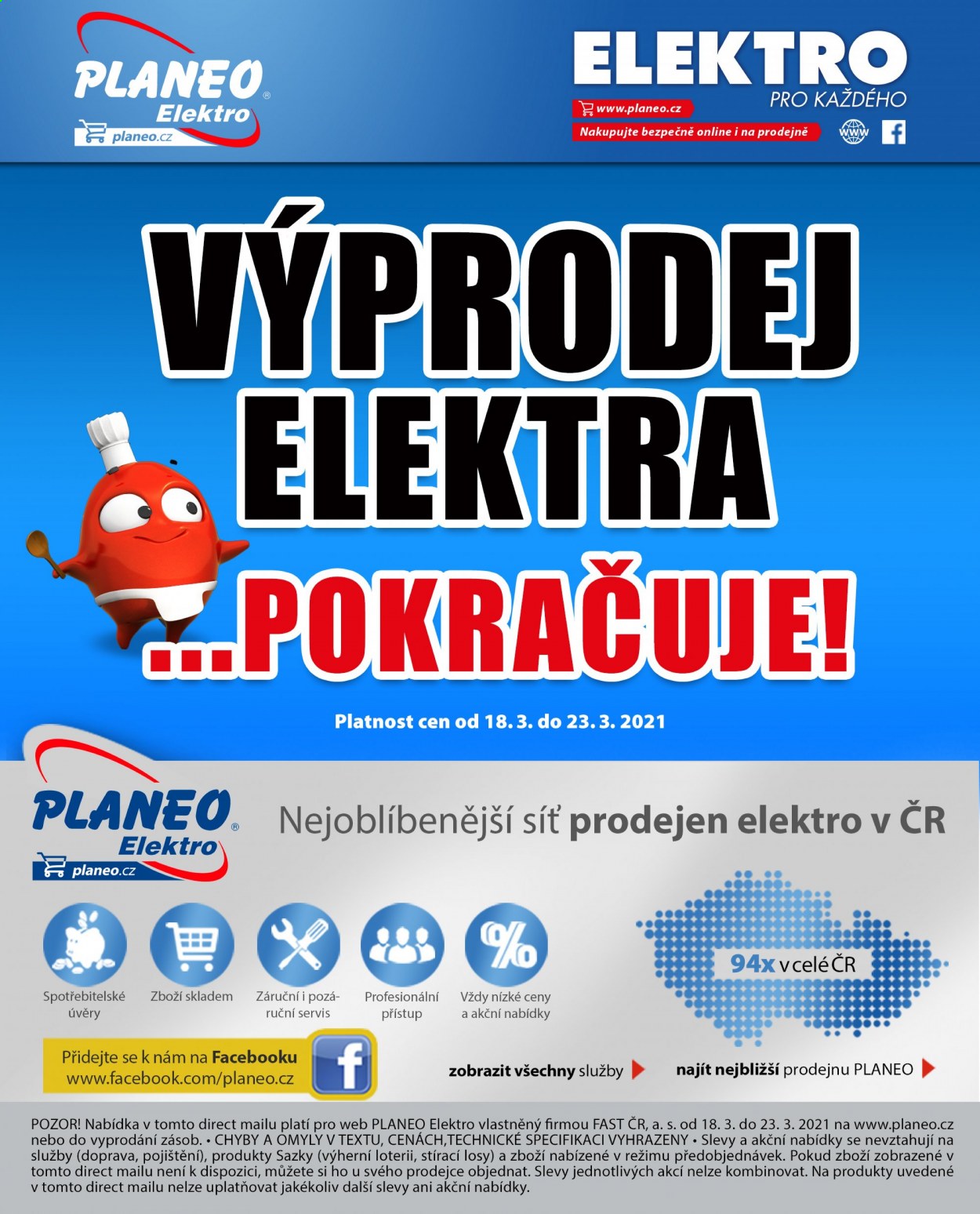 thumbnail - Leták PLANEO Elektro - 18.3.2021 - 23.3.2021.