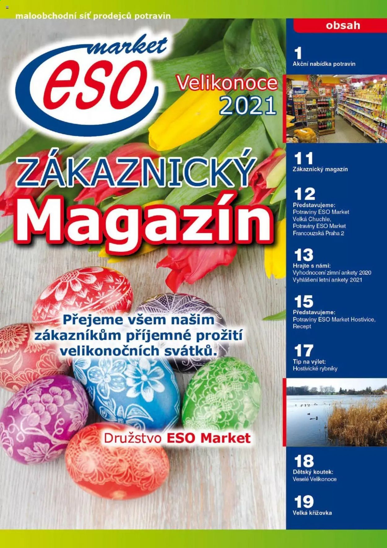 Leták ESO MARKET. Strana 1