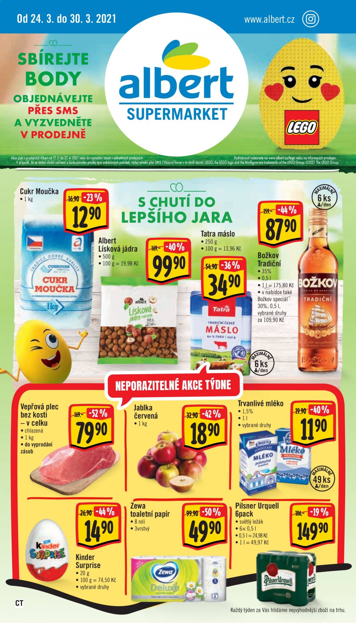 Leták Albert Supermarket - 24.3.2021 - 30.3.2021. Strana 1