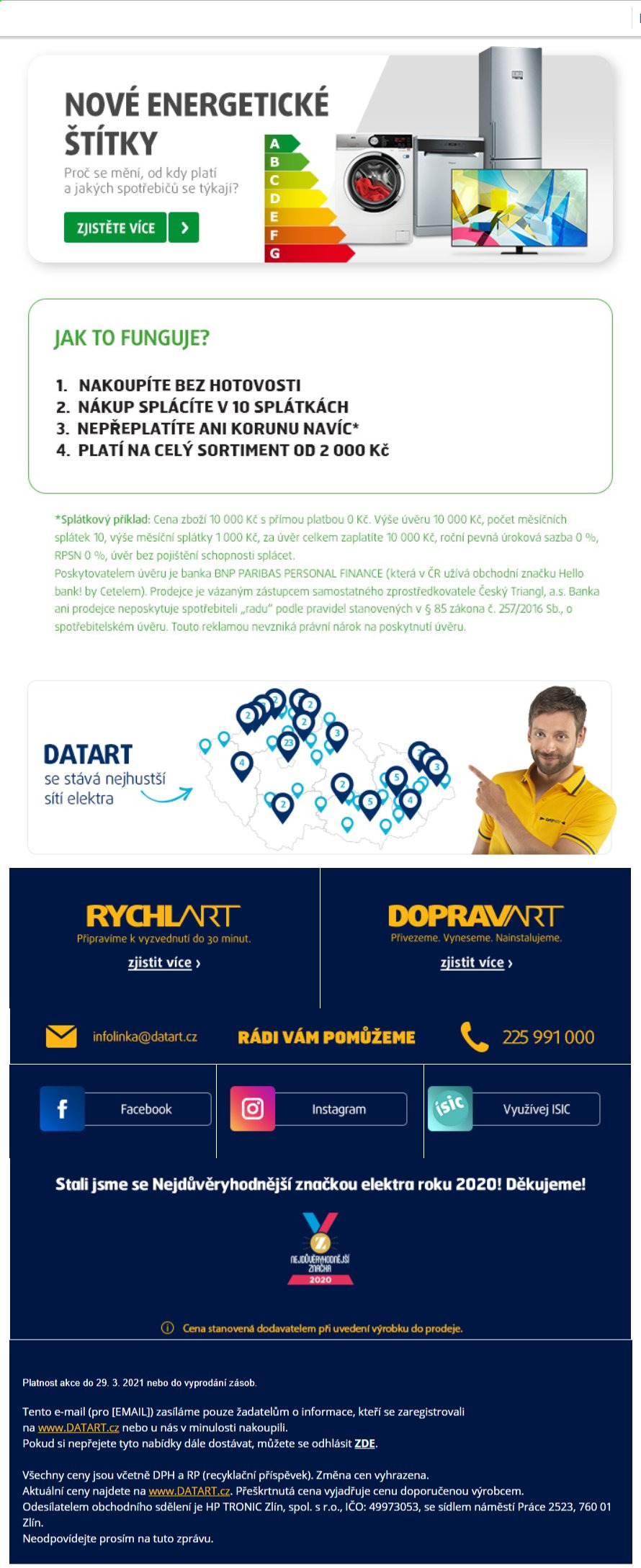 Leták DATART - 23.3.2021 - 29.3.2021. Strana 5