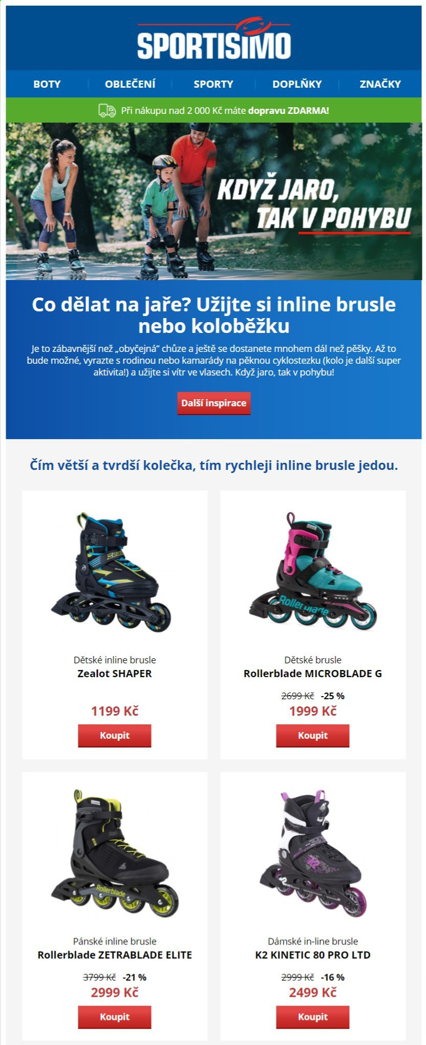 Leták SPORTISIMO - 23.3.2021 - 28.3.2021. Strana 1