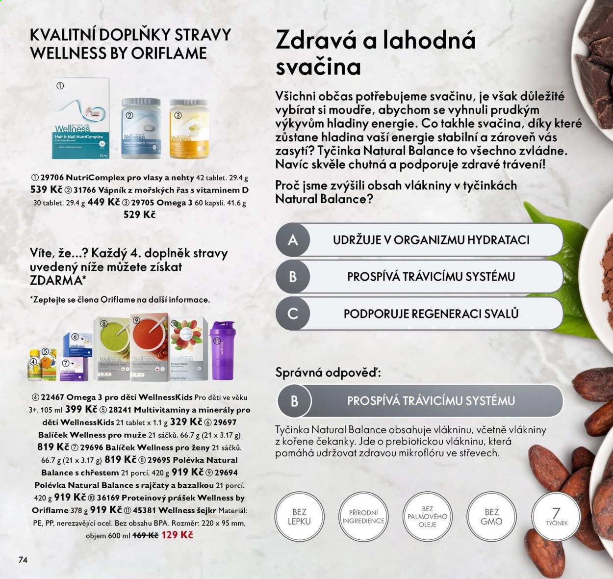 Leták ORIFLAME - 23.3.2021 - 12.4.2021. Strana 74