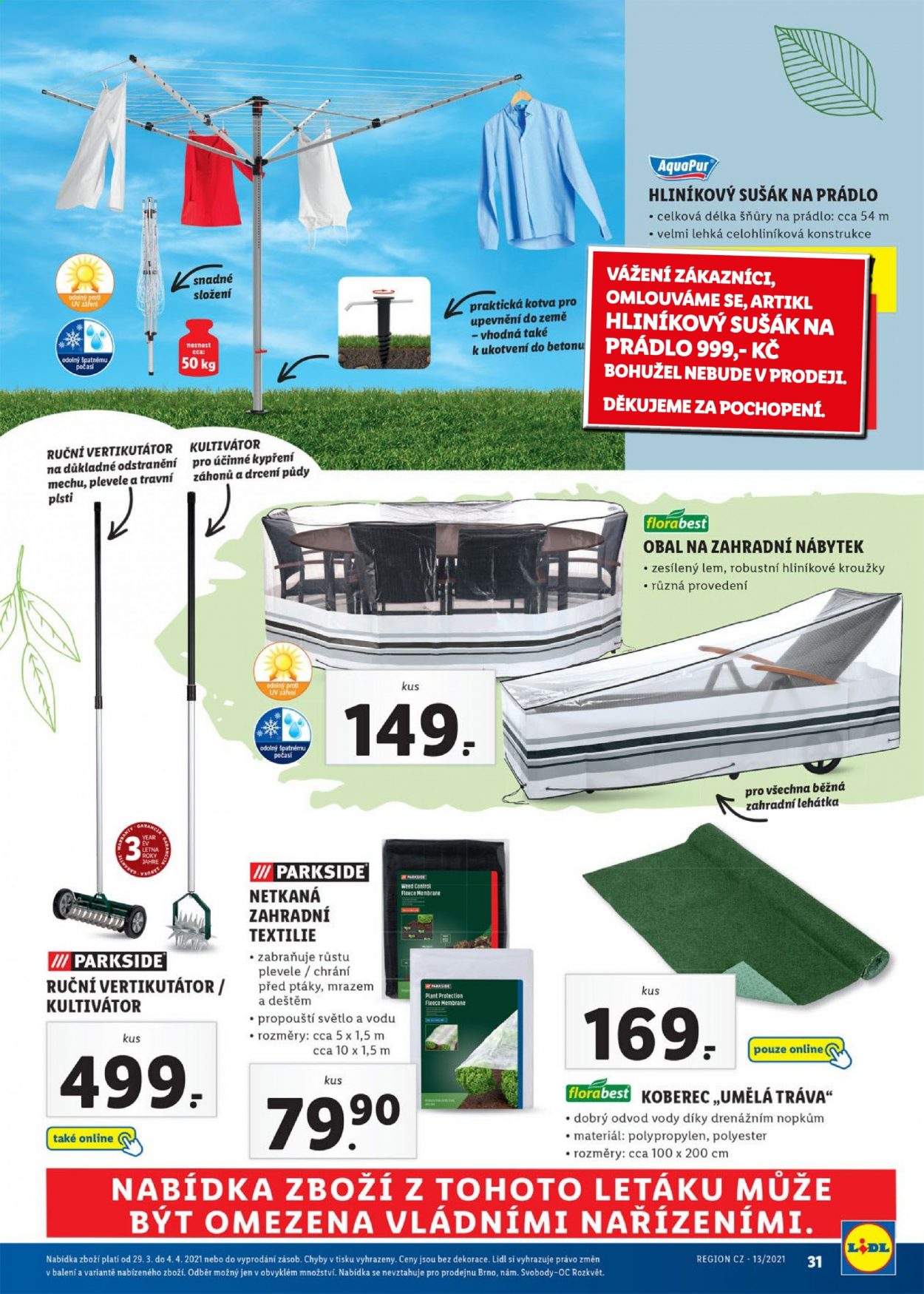 Leták Lidl - 29.3.2021 - 4.4.2021. Strana 31