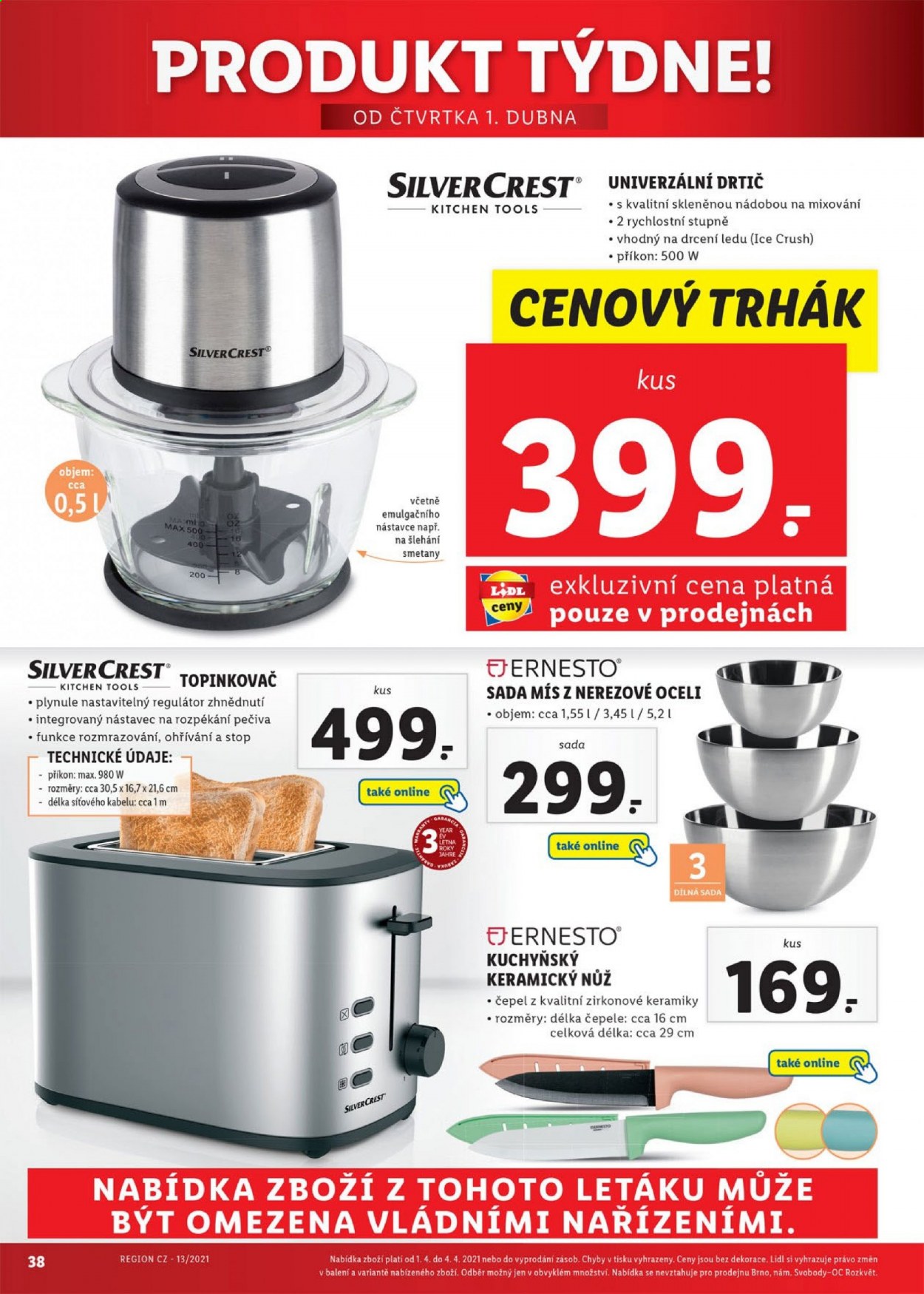 Leták Lidl - 29.3.2021 - 4.4.2021. Strana 38