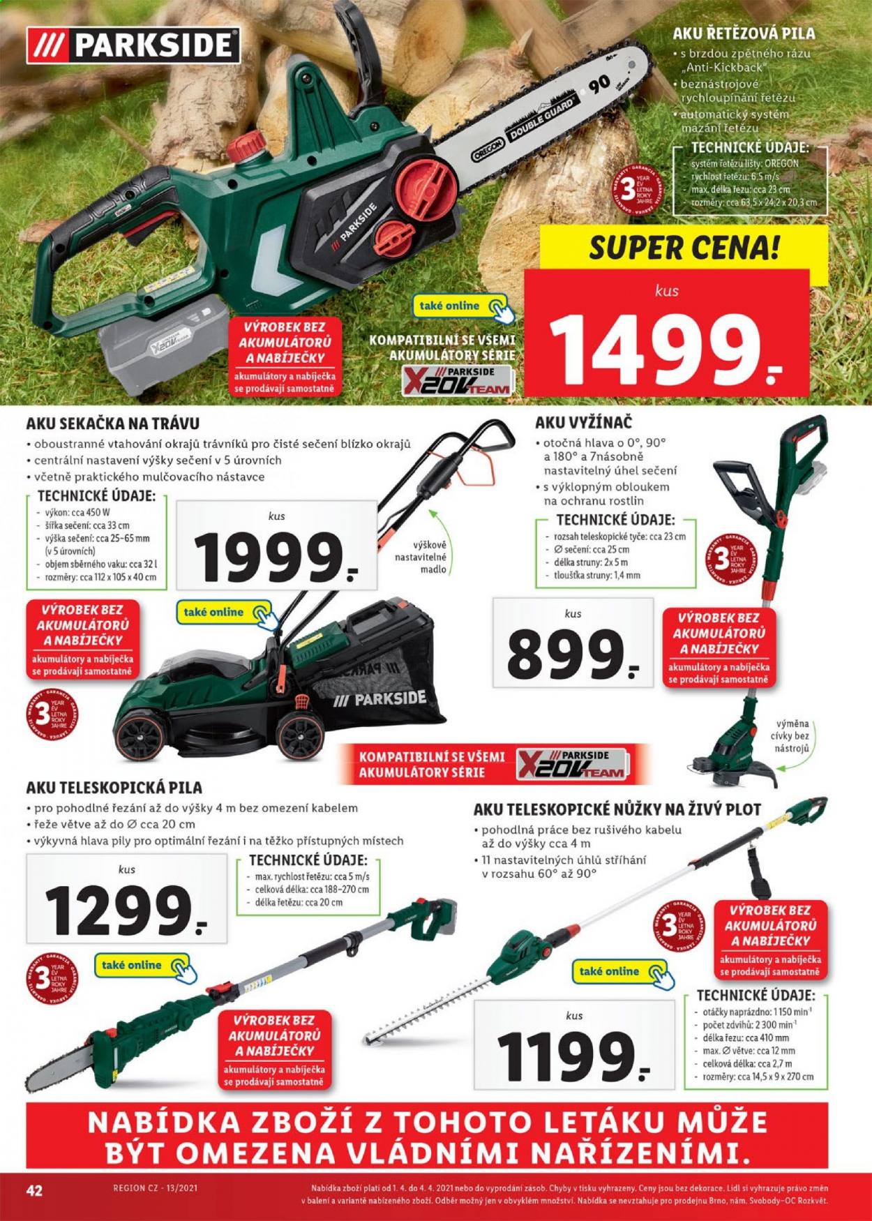 Leták Lidl - 29.3.2021 - 4.4.2021. Strana 42