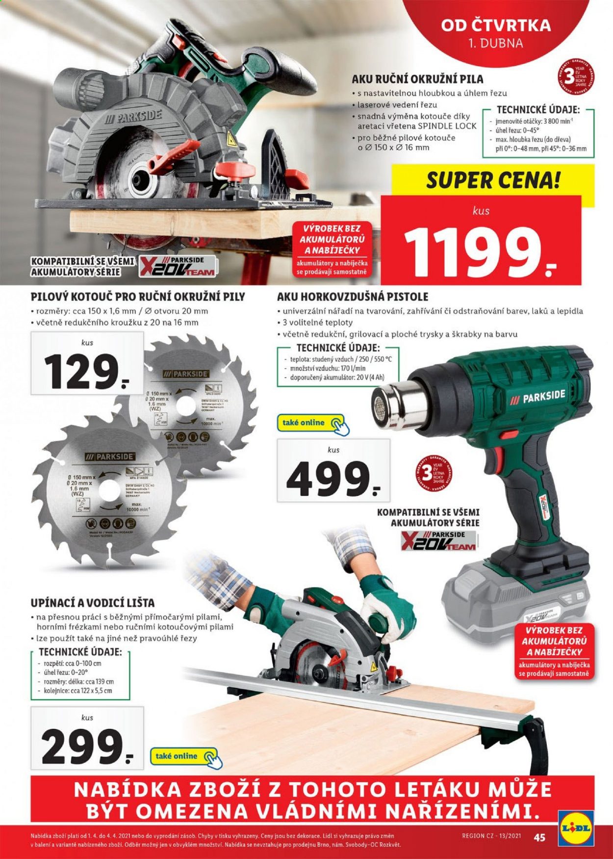 Leták Lidl - 29.3.2021 - 4.4.2021. Strana 45