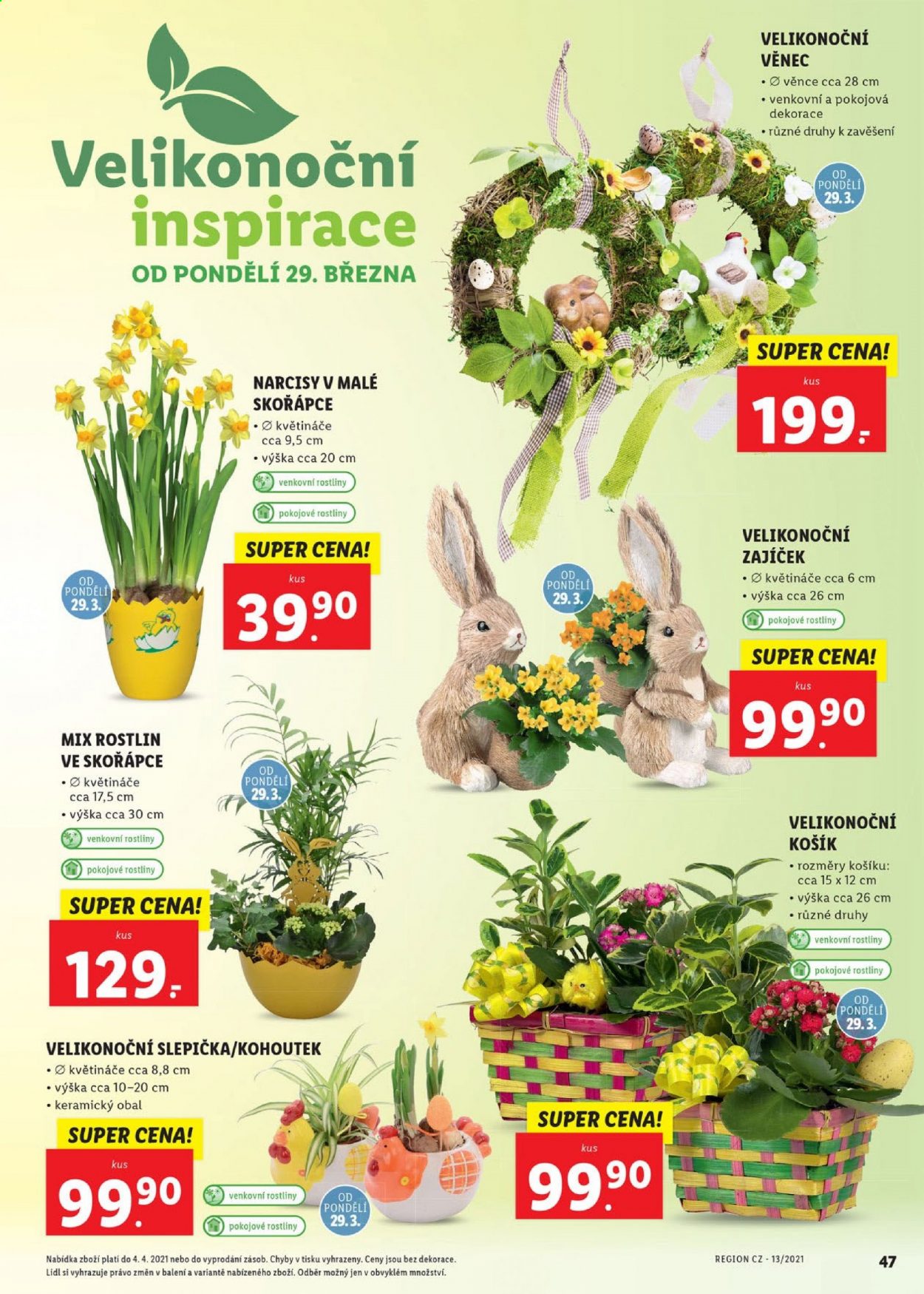 Leták Lidl - 29.3.2021 - 4.4.2021. Strana 47