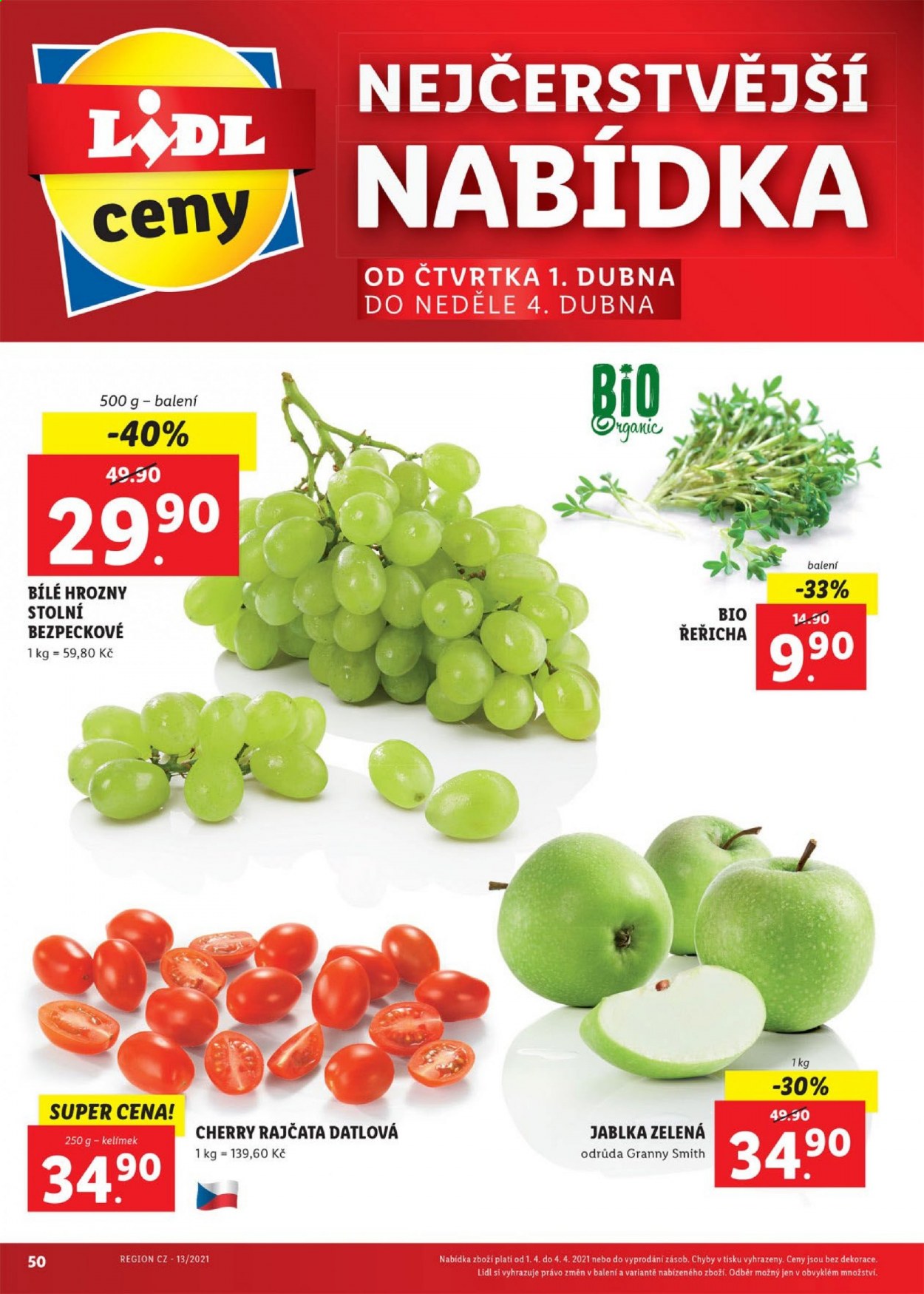 Leták Lidl - 29.3.2021 - 4.4.2021. Strana 50
