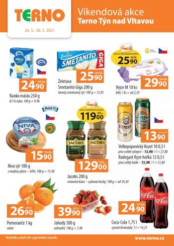 Leták coop TERNO - 26.3.2021 - 28.3.2021.