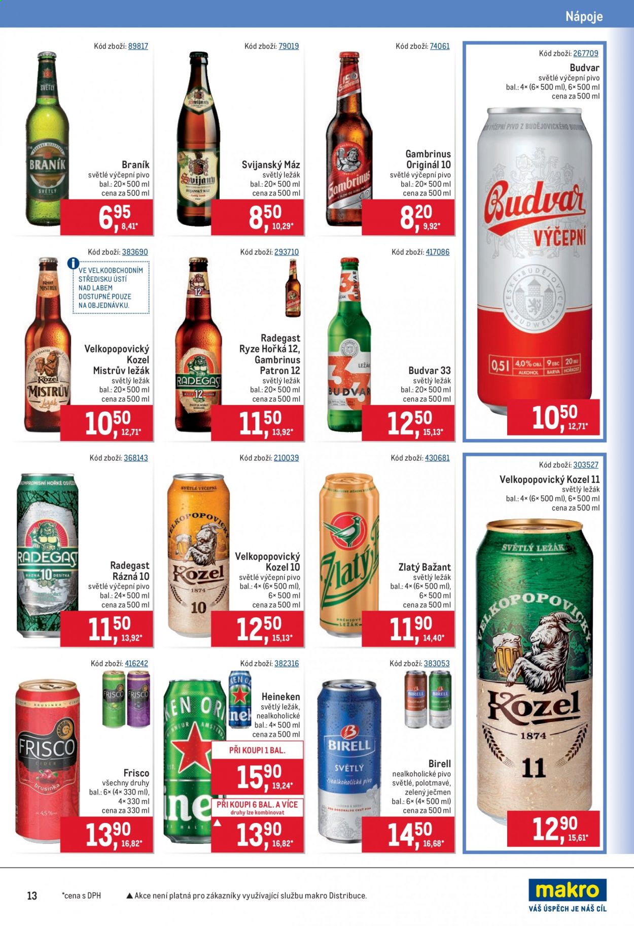 Leták MAKRO - 31.3.2021 - 13.4.2021. Strana 13