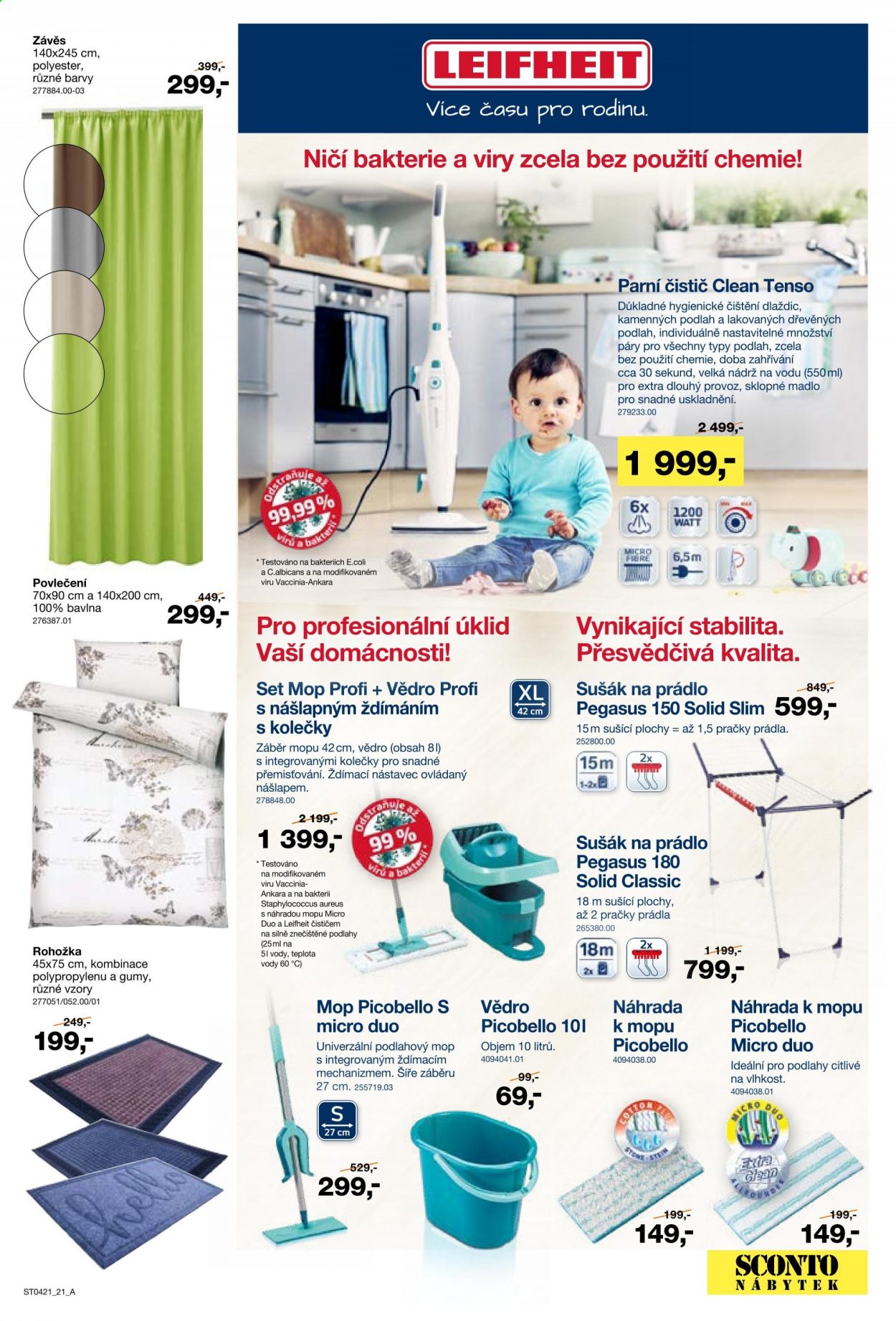 Leták SCONTO NÁBYTEK - 26.3.2021 - 22.4.2021. Strana 21