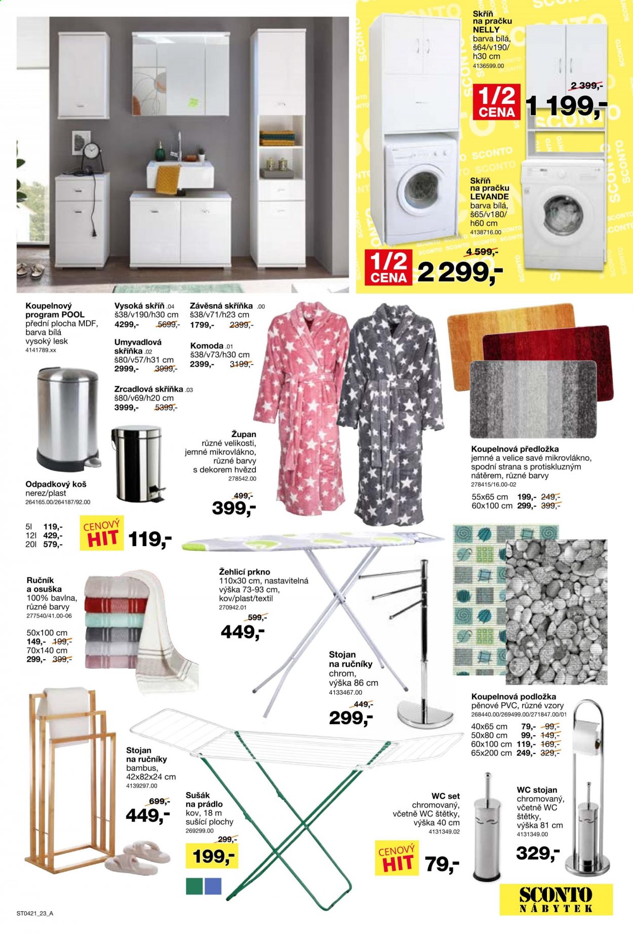 Leták SCONTO NÁBYTEK - 26.3.2021 - 22.4.2021. Strana 23