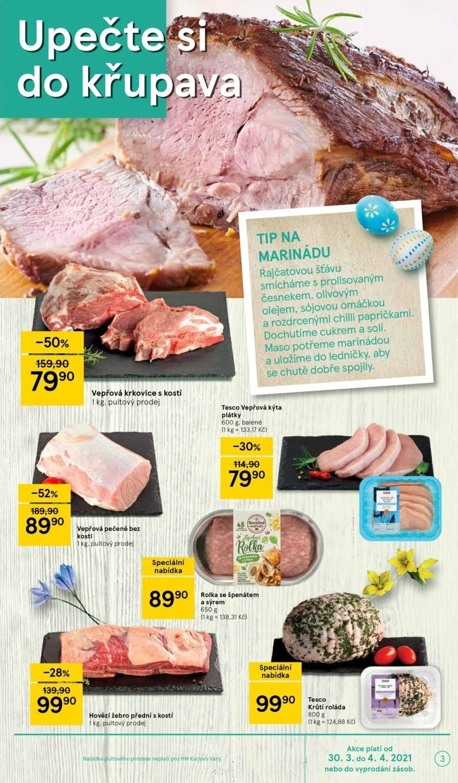 Leták TESCO - 30.3.2021 - 4.4.2021. Strana 3