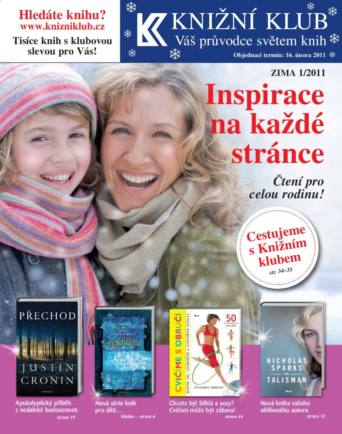 Leták Knižní klub - 1.1.2021 - 31.3.2021. Strana 1