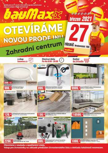 Leták Baumax - 27.3.2021 - 30.4.2021.