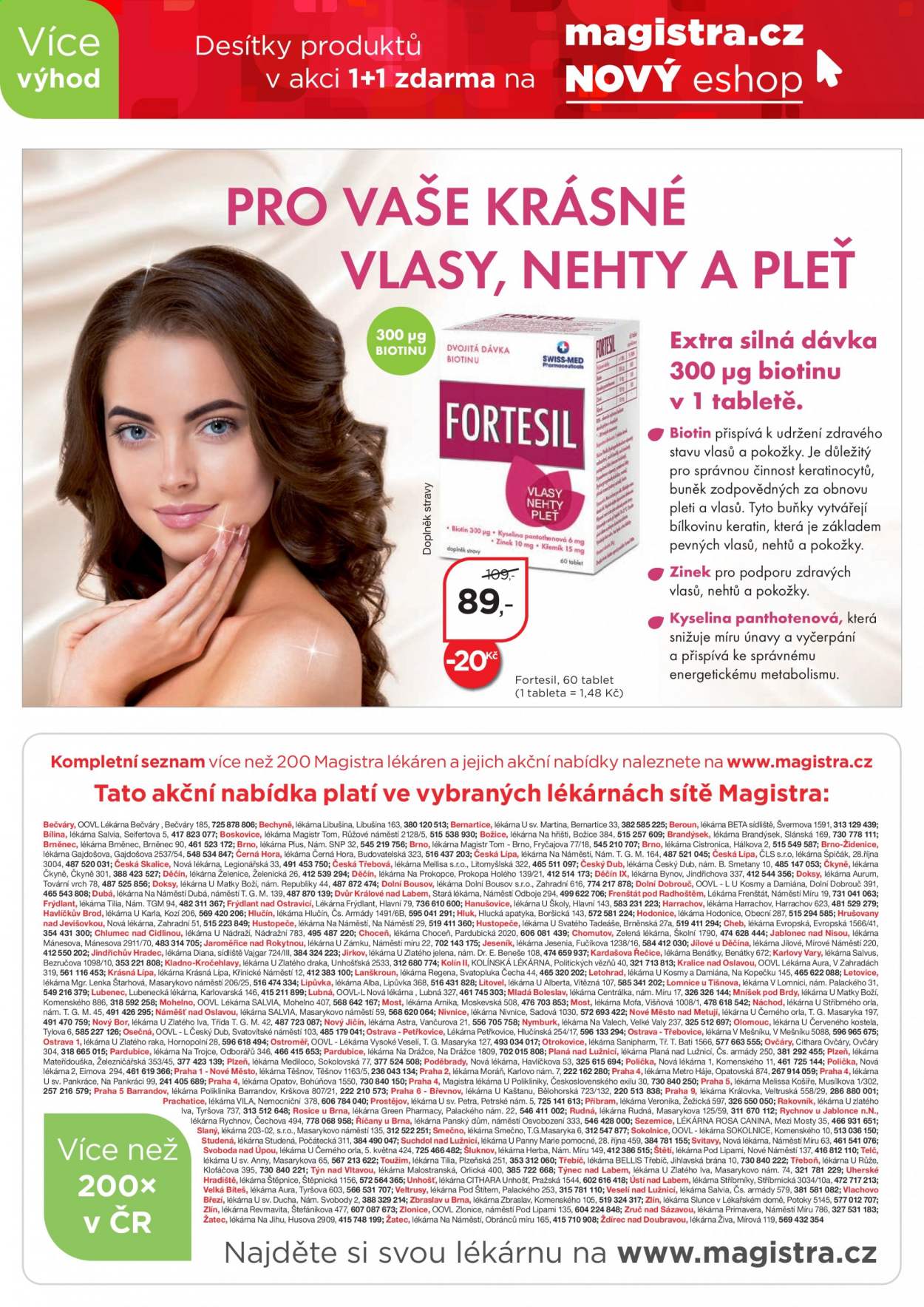 Leták Magistra Lékárny - 29.3.2021 - 25.4.2021. Strana 6