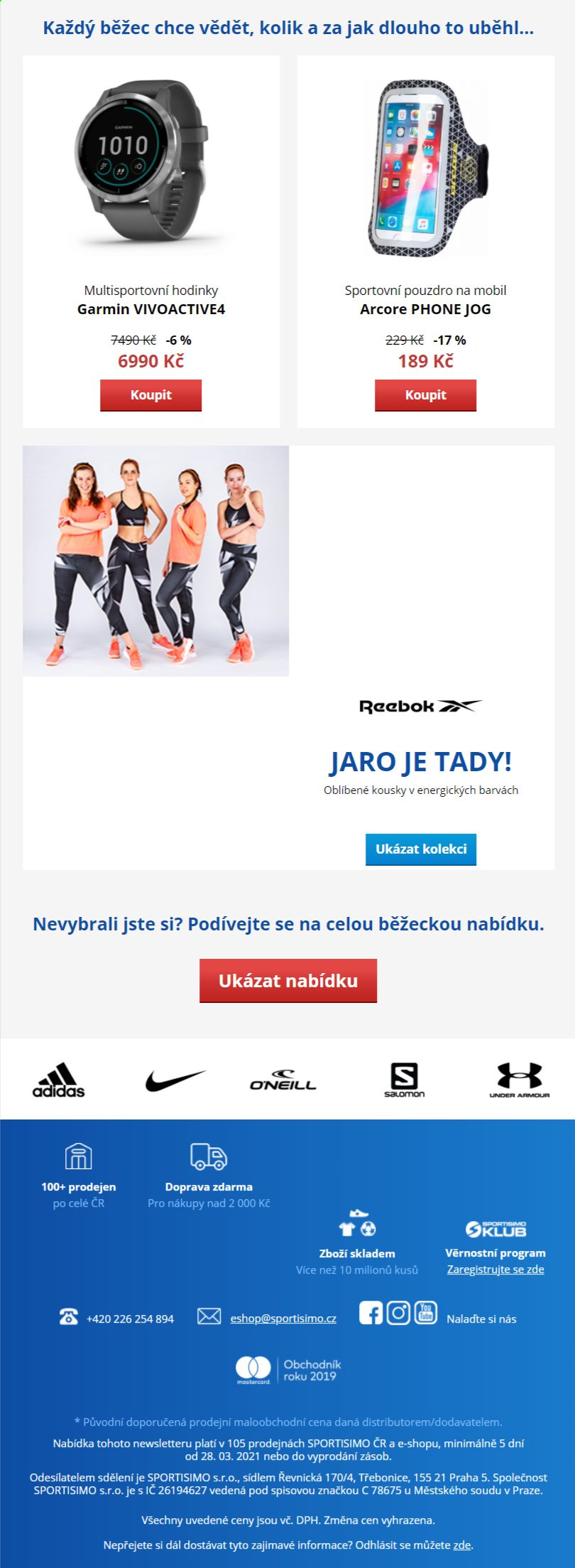 Leták SPORTISIMO - 28.3.2021 - 2.4.2021. Strana 3
