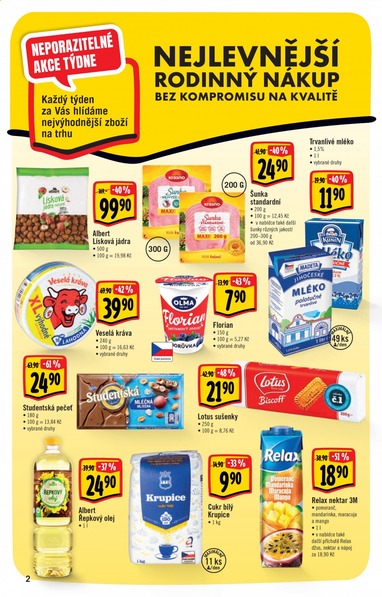 Leták Albert Hypermarket - 31.3.2021 - 6.4.2021. Strana 2